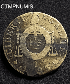 ,MONNAIE,REVOLUTION,SOL,AUX,BALANCES,1793,I,LIMOGES,