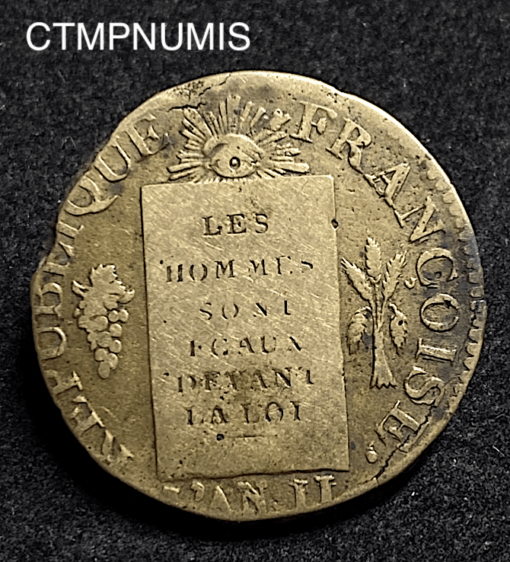,MONNAIE,REVOLUTION,SOL,AUX,BALANCES,1793,I,LIMOGES,