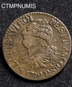 ,MONNAIE,CONSTITUTION,3,DENIERS,LOUIS,XVI,1792,D,LYON,