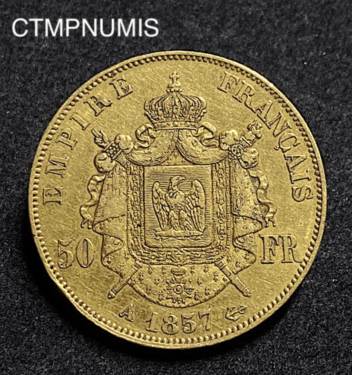 ,MONNAIE,50,FRANCS,OR,NAPOLEON,1857,
