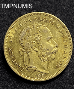 ,MONNAIE,AUTRICHE,20,FRANCS,8,FORINT,OR,1871,KB,