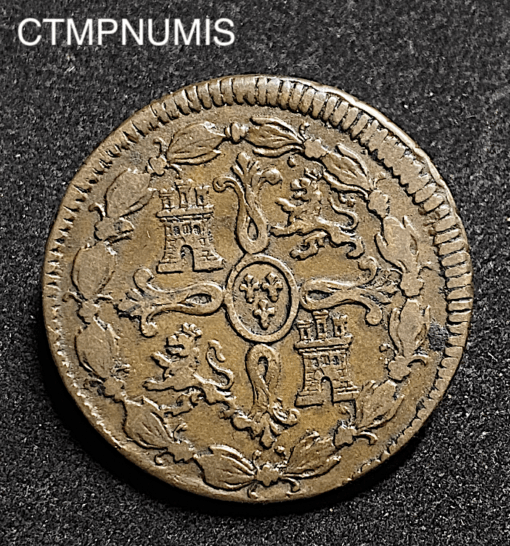 ,MONNAIE,ESPAGNE,8,MRAVEDIS,1820,JUBIA,