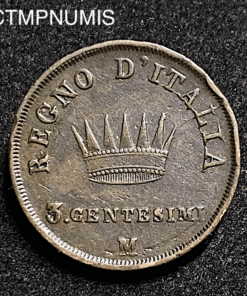 ,MONNAIE,ITALIE,3,CENTESIMI,1811,MILAN,NAPOLEON,