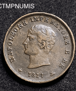 ,MONNAIE,ITALIE,3,CENTESIMI,1811,MILAN,NAPOLEON,