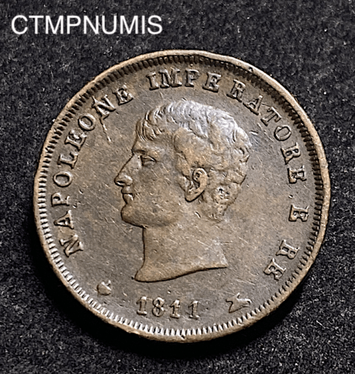 ,MONNAIE,ITALIE,3,CENTESIMI,1811,MILAN,NAPOLEON,