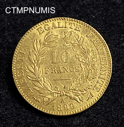 ,MONNAIE,10,FRANCS,OR,CERES,1899,