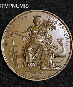 ,MEDAILLE,NAPOLEON,I°,OCCUPATION,HAMBOURG,1806,