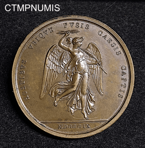 ,MEDAILLE,NAPOLEON,I°,BATAILLE,WAGRAM,1809,