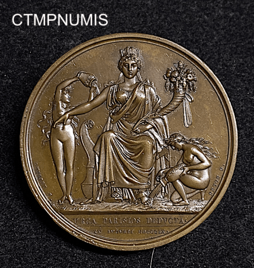 ,MEDAILLE,NAPOLEON,I°,CANAL,DE,L'OURQ,1809,