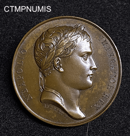 ,MEDAILLE,NAPOLEON,I°,CANAL,DE,L'OURQ,1809,