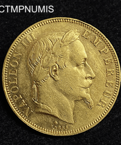 ,MONNAIE,EMPIRE,50,FRANCS,OR,1864,NAPOLEON,