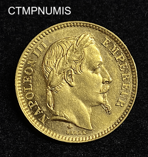 ,MONNAIE,EMPIRE,20,FRANCS,OR,NAPOLEON,1864,