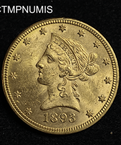 ,MONNAIE,ETATS,UNIS,10,DOLLAR,OR,1893,