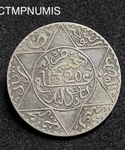 ,MONNAIE,MAROC,5,DIRHAMS,ARGENT,1320,LONDRES,