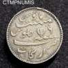 ,MONNAIE,INDE,1/2,RUPEE,ARGENT,MADRAS,