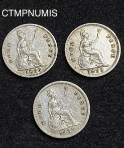 ,MONNAIE,ROYAUME,UNI,4,PENCE,1836,1837,1839,