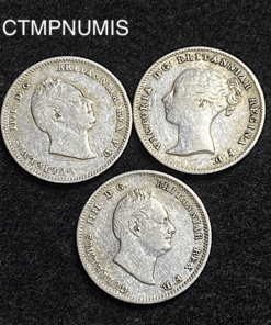 ,MONNAIE,ROYAUME,UNI,4,PENCE,1836,1837,1839,