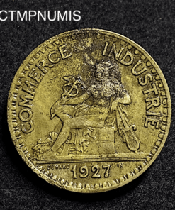 ,MONNAIE,2,FRANCS,DOMARD,1927,COMMERCE,