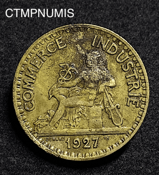 ,MONNAIE,2,FRANCS,DOMARD,1927,COMMERCE,