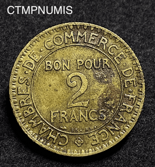,MONNAIE,2,FRANCS,DOMARD,1927,COMMERCE,