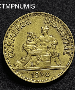 ,MONNAIE,2,FRANCS,CHAMBRES,COMMERCE,1920,SUP,