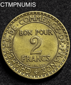 ,MONNAIE,2,FRANCS,CHAMBRES,COMMERCE,1920,SUP,