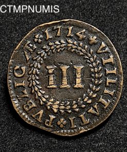 ,MONNAIE,PORTUGAL,3,REIS,JEAN,V,1714,