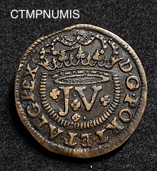 ,MONNAIE,PORTUGAL,3,REIS,JEAN,V,1714,