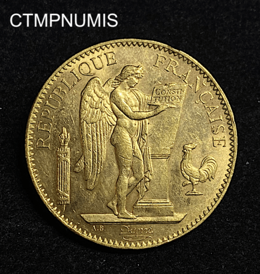 ,MONNAIE,100,FRANCS,OR,GENIE,1903,