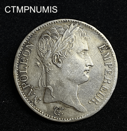 ,MONNAIE,5,FRANCS,ARGENT,NAPOLEON,1808,