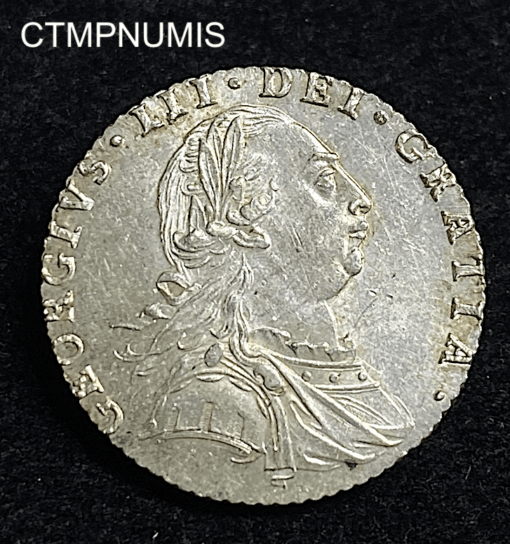 ,MONNAIE,ROYAUME,UNI,6,PENCE,ARGENT,1787,