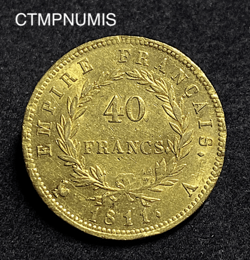 ,MONNAIE,40,FRANCS,OR,NAPOLEON,1811,