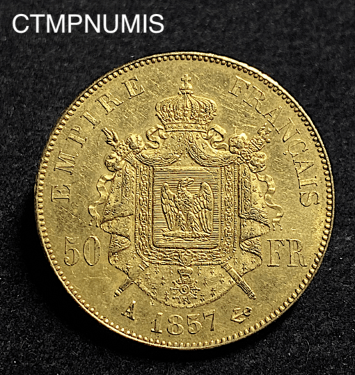 ,MONNAIE,50,FRANCS,OR,NAPOLEON,III,1857,