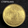 ,MONNAIE,SUISSE,10,FRANCS,OR,1922,