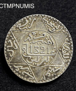 ,MONNAIE,MAROC,2,1/2,DIRHAMS,1321,BERLIN,