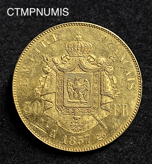 ,MONNAIE,50,FRANCS,OR,NAPOLEON,1857,