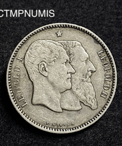 ,MONNAIE,BELGIQUE,1,FRANC,ARGENT,1830,1880,