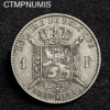 ,MONNAIE,BELGIQUE,1,FRANC,ARGENT,1830,1880,