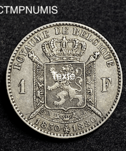 ,MONNAIE,BELGIQUE,1,FRANC,ARGENT,1830,1880,