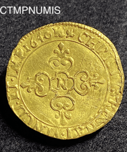 ,MONNAIE,ECU,OR,SOLEIL,LOUIS,XIII,1640,MONTPELLIER,