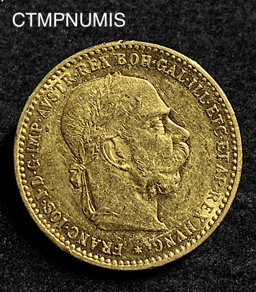 ,MONNAIE,AUTRICHE,10,CORONA,OR,1906,