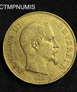 ,MONNAIE,100,FRANCS,OR,NAPOLEON,1857,
