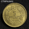 ,MONNAIE,5,FRANCS,LAVRILLIER,BRONZE,1946,C,