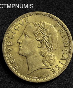 ,MONNAIE,5,FRANCS,LAVRILLIER,BRONZE,1946,C,