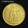 ,MONNAIE,HONGRIE,10,KORONA,OR,1908,