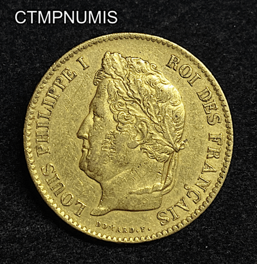 ,MONNAIE,40,FRANCS,OR,LOUIS,PHILIPPE,1834,