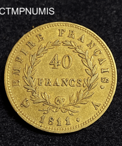 ,MONNAIE,40,FRANCS,OR,NAPOLEON,1811,