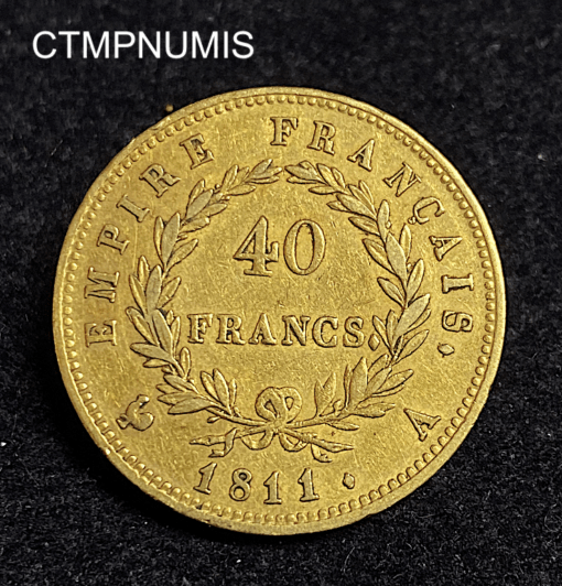 ,MONNAIE,40,FRANCS,OR,NAPOLEON,1811,
