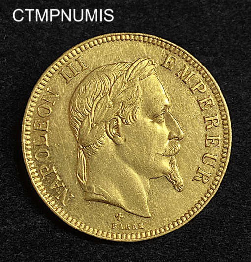 ,MONNAIE,100,FRANCS,OR,NAPOLEON,1869,BB,STRASBOURG,