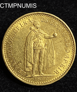 ,MONNAIE,HONGRIE,10,KORONA,OR,1899,